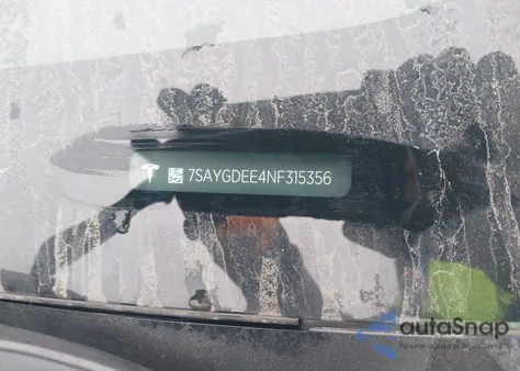 2022 Tesla Model Y from USA, damaged, VIN 7SAYGDEE4NF315356